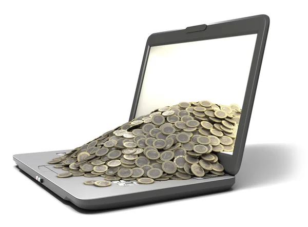 Online Money — Stock Photo, Image