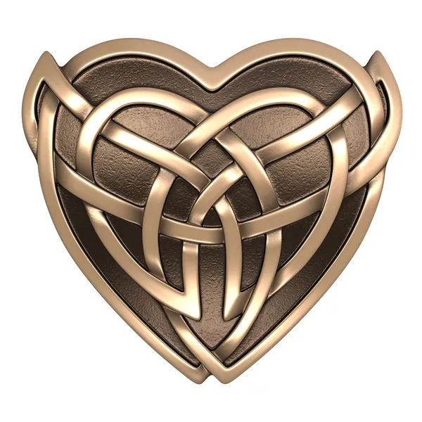 Celtic heart — Stock Photo, Image