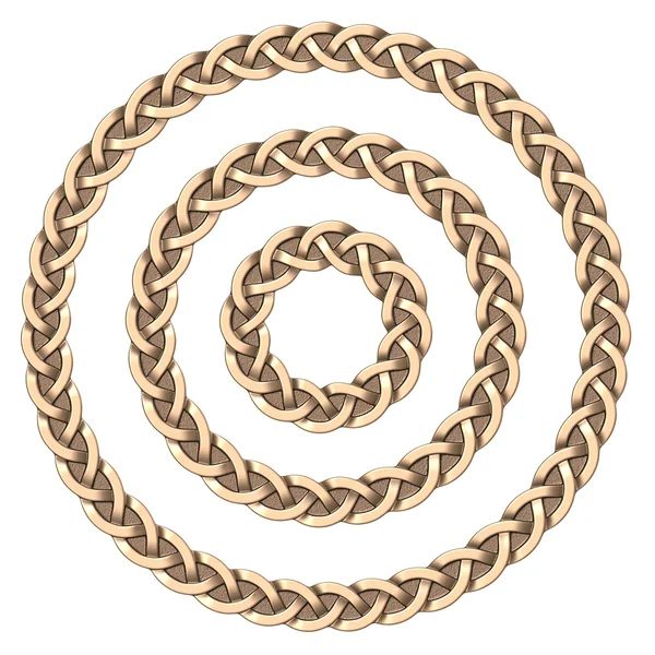 Celtic frame (circle) — Stock Photo, Image