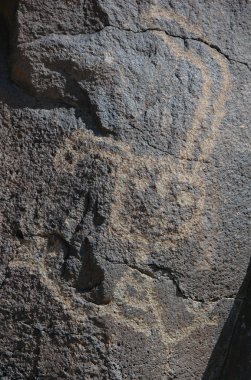 Petroglyph kişi