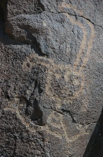 Petroglyphen-Person — Stockfoto