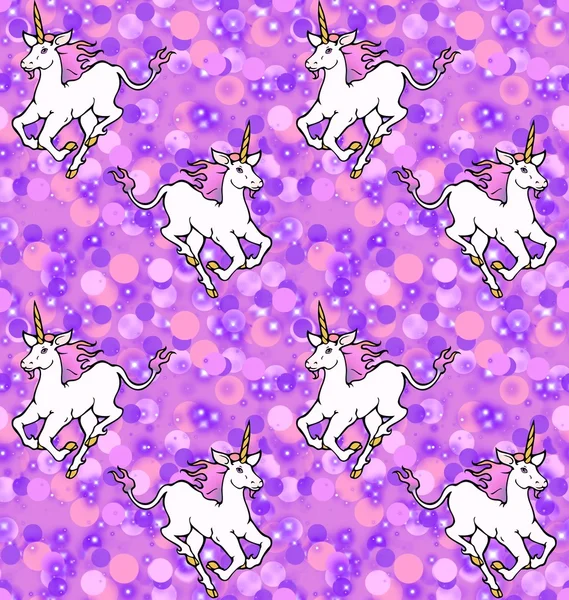 Purple unicorn wallpaper — Stock Photo, Image