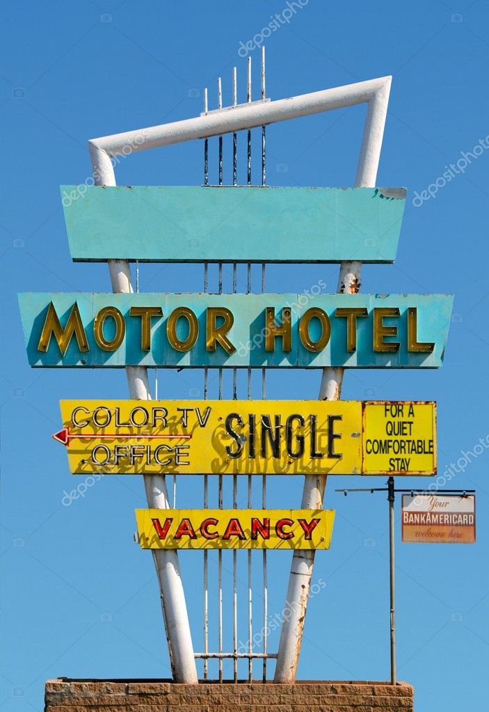 Vintage motel sign Stock Photo by ©Therealdarla 18056169
