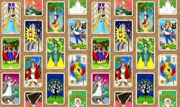 Fondo de pantalla del tarot — Foto de Stock