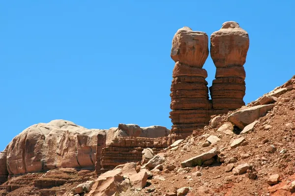 The Navajo Twins — Stock Photo, Image