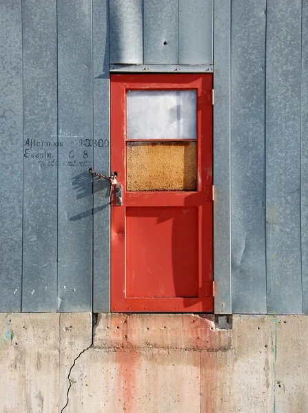 Porta rossa — Foto Stock