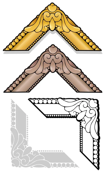 Rahmenecken — Stockvektor