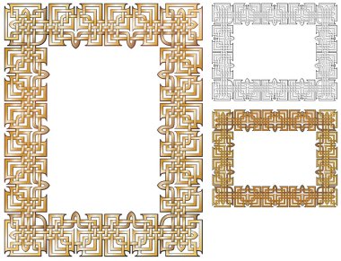 Altın dokuma kenarlık