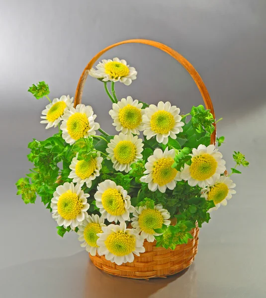 Bunch of the flowers in basket 07 — Stock Photo, Image