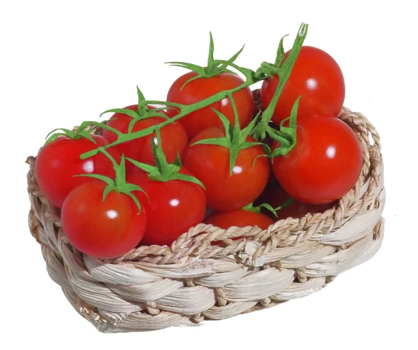 Tomates en cesta — Foto de Stock