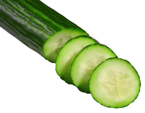 Cucumber isolated — Stock Photo, Image