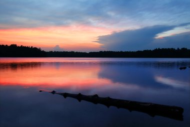 Northwoods wisconsin günbatımı