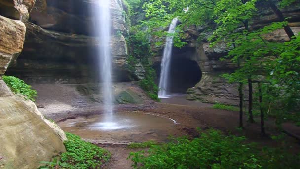 Tonti Canyon - Illinois — Stockvideo