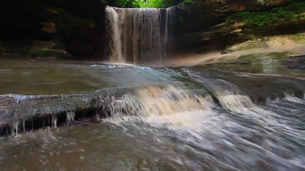饿岩石州立公园-伊利诺伊州 — 图库视频影像