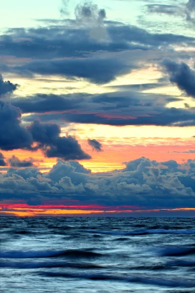 Sunset over Lake Superior Waves — Stock Photo, Image