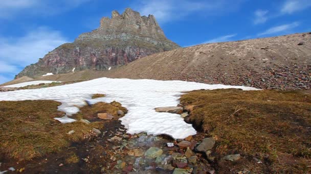 Przełęcz Logana - np lodowiec — Wideo stockowe