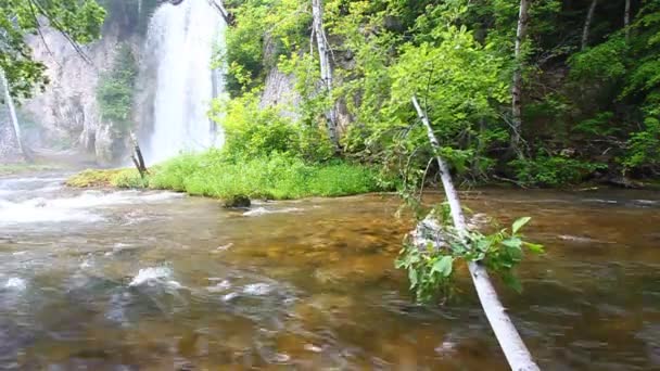 Spearfish Falls em Dakota do Sul — Vídeo de Stock