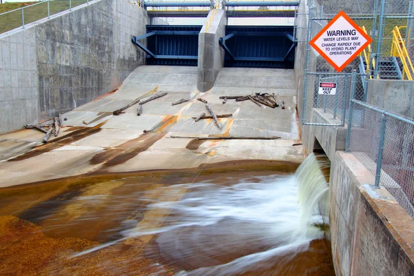 Bond Falls Flowage Dam — Stock Photo, Image