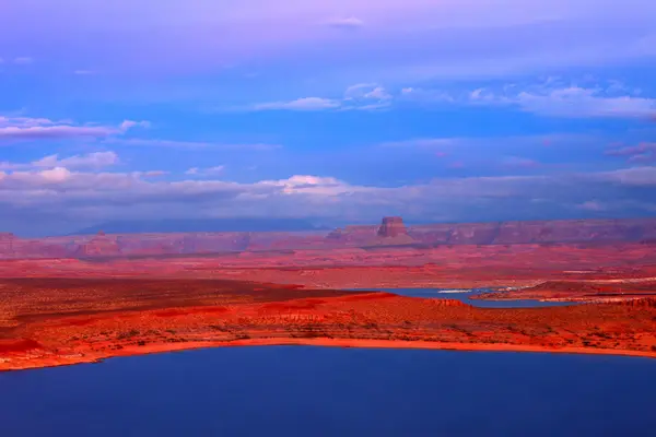 Lake Powell naplemente Utah — Stock Fotó