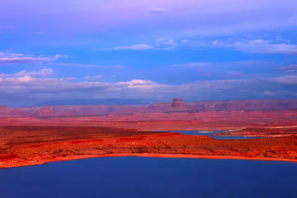 Západ slunce utah Lake powell — Stock fotografie