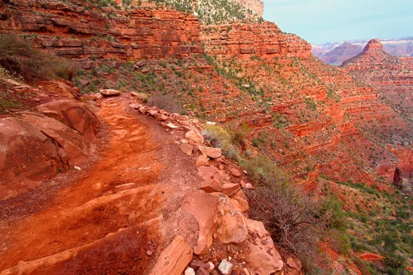 Anjo brilhante trilha grand canyon — Fotografia de Stock