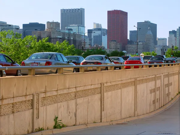 Chicago Lake Shore Drive Trafic — Photo