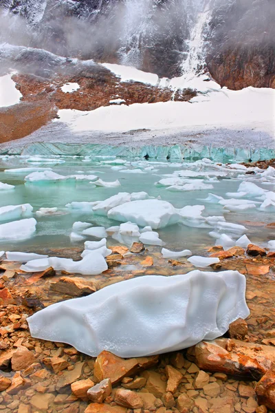 Národní park jasper ledovcem Angel — Stock fotografie