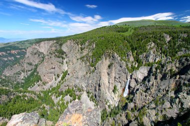 Bucking Mule Falls in Wyoming clipart