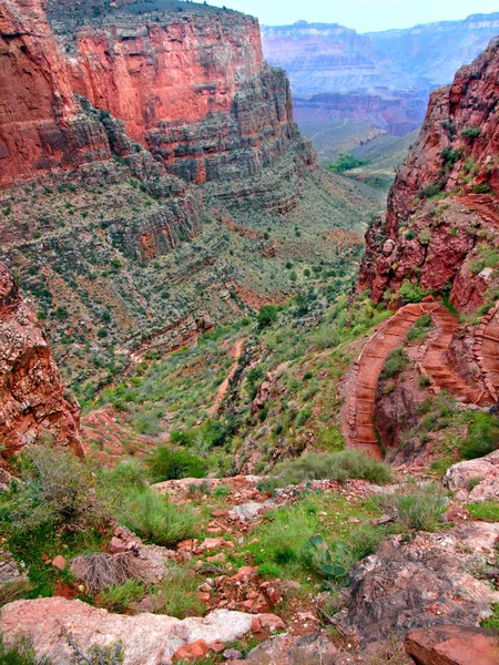 Bright Angel Trail Grand Canyon — Fotografie, imagine de stoc