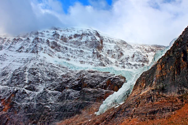 Engel gletsjer jasper Nationaalpark — Stockfoto