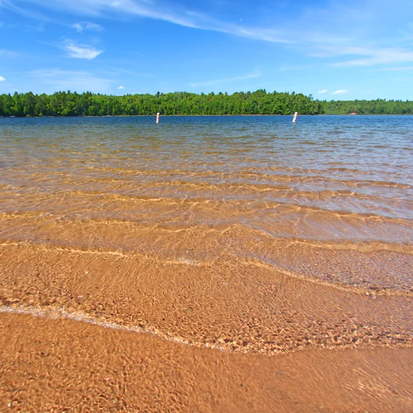 Northwoods Swimming Beach — Stock Photo, Image