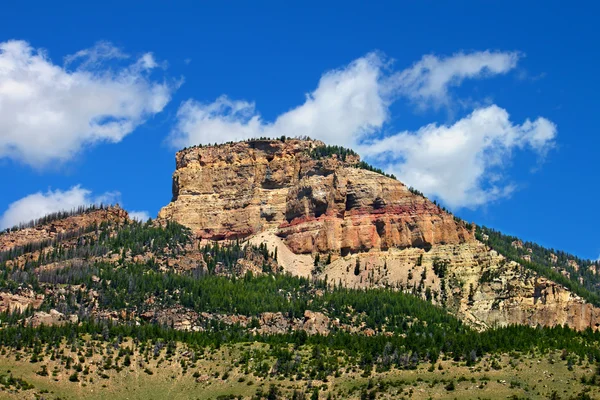 Cenário montanhoso acidentado de Wyoming — Fotografia de Stock