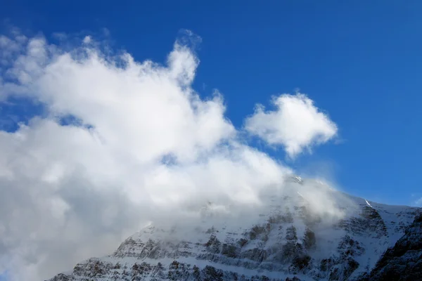 Berget edith cavell jasper nationalpark — Stockfoto