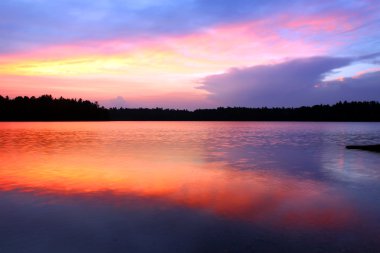 Northwoods wisconsin günbatımı