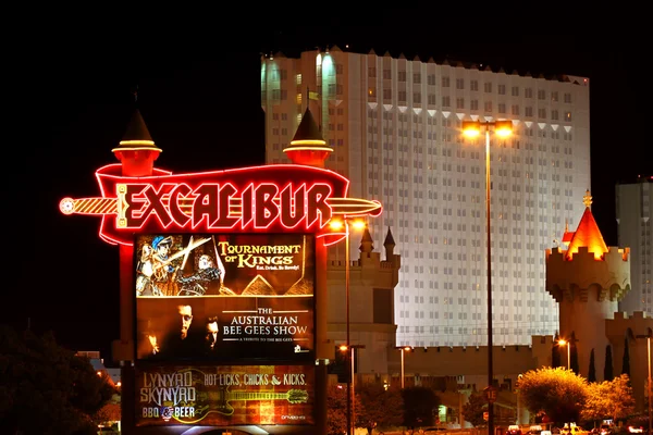 Excalibur hotel en casino — Stockfoto