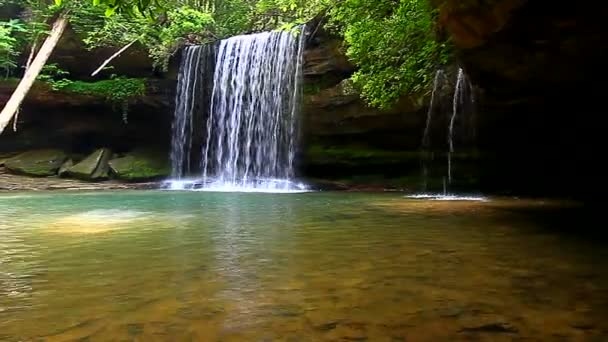 Верхній Caney Creek Falls — стокове відео