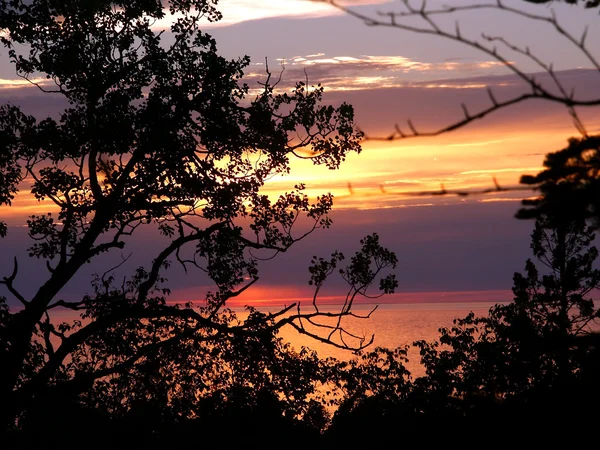 Άνω Μίτσιγκαν ηλιοβασίλεμα — Φωτογραφία Αρχείου