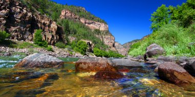 Kanyon glenwood Colorado Nehri