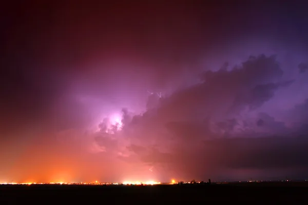 Nuvole temporalesche Illinois — Foto Stock