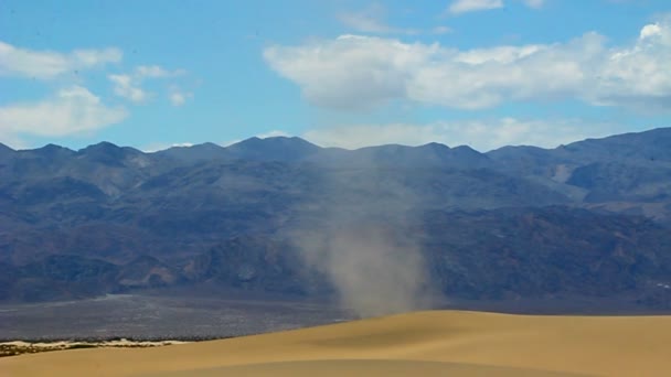 Пыльная Долина Смерти — стоковое видео