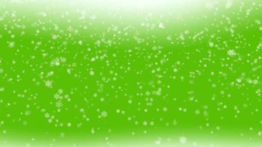 Yeşil karlı arka plan