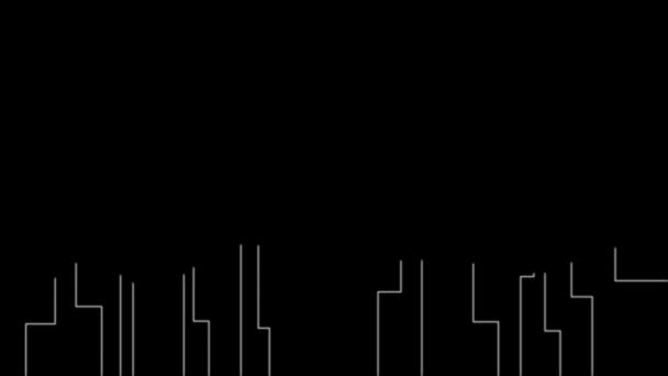 Twee lichtstatieven — Stockvideo