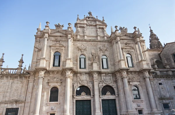 圣地亚哥-德孔波斯特拉主教座堂，西班牙加利西亚 — 图库照片