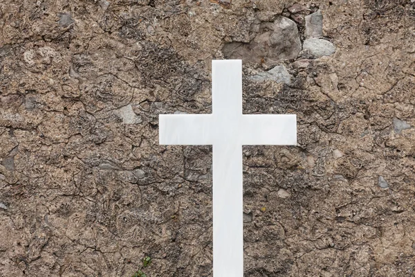 Mramorový kříž — Stock fotografie