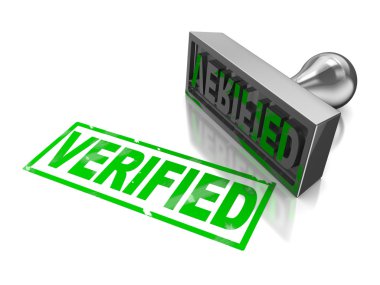 Stamp verified clipart