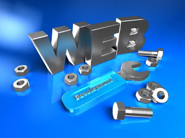 Web 3D — Foto de Stock