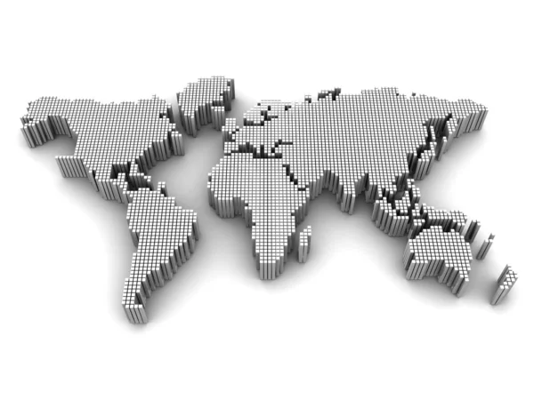 Mapa internacional — Fotografia de Stock