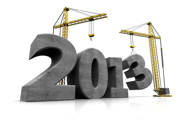 Ano novo de construção — Fotografia de Stock