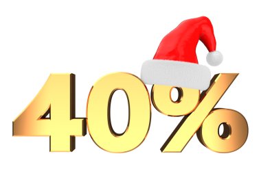 yüzde 40 indirim Noel