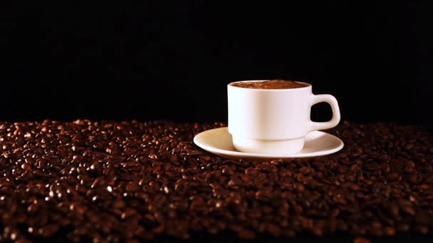 Cup of coffee — Stock Video